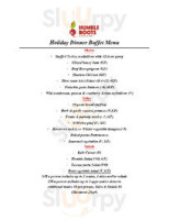 Humble Roots Cafe Speisekarte