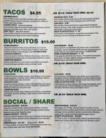 Boardwalk Burgers Carte