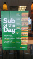 Subway menu