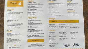Eggsmart menu