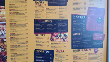 Stacked Pancake Breakfast House menu