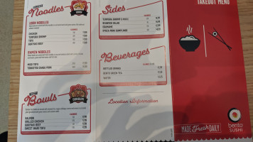 Bento Sushi Cardápio