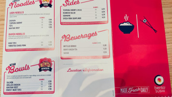 Bento Sushi Cardápio