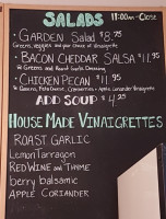 Nutty Cafe menu