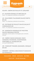 Eggsquis menu