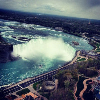 Skylon Tower Revolving Dining Room outside