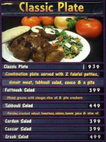 Sammy's Donair Falafel menu