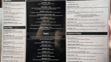 The Upper Deck Taphouse Grill menu