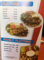 Shawarma On The Falls menu