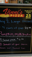 Vinni's Pizza Carte