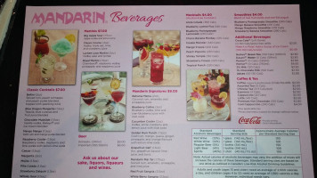Mandarin Restaurant menu