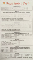 Boston Pizza menu