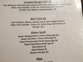 Dylan's Piggyback Poutinerie menu
