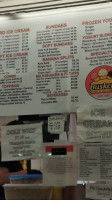 Busker's Submarine menu