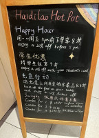 Haidilao Hot Pot Markham Carte