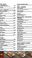 Chef's Butter Chicken menu