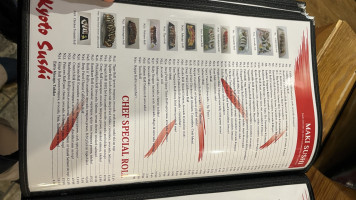 Kyoto Sushi Cardápio