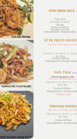 Oriens Asian Fusion menu