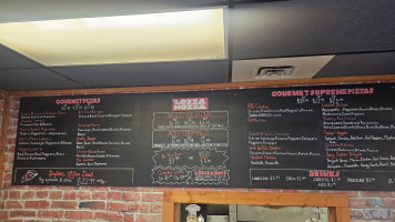 Lozza Mozza menu