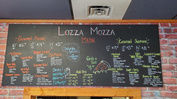 Lozza Mozza menu