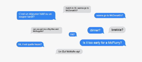 McDonald's menu