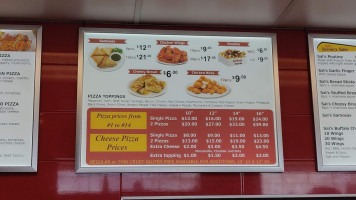 Sal's Pizza menu