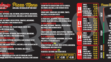 Sal's Pizza menu