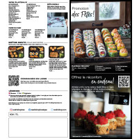 Sushi Shop menu