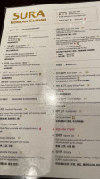 Sura Korean Cuisine Carta