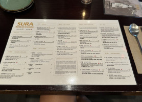 Sura Korean Cuisine Carta