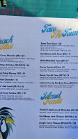 Coconut Joe's Harbour And Grill menu