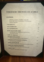 Tobermory Brewing Company and Grill menu