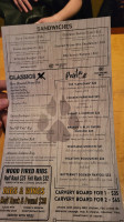 The Grizzly Grill menu