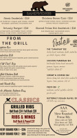 The Grizzly Grill menu