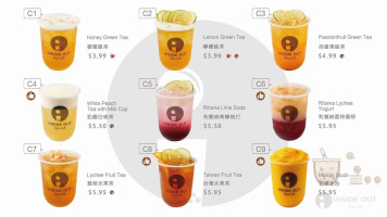 Inside Out Tea Loft menu