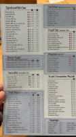 Ice Babo menu