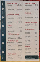 Cuppa Tea Harbourfront menu
