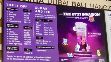 Chatime menu