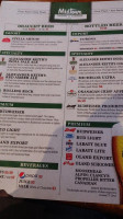 Midtown Tavern menu