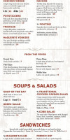 Moose Mcguire’s menu