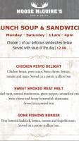 Moose Mcguire’s menu