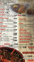Greco Pizza menu