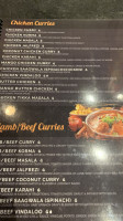Curry Town Fine Authentic Indian Cuisine Carta