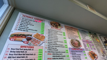 Lily Vietnamese Submarines menu