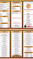 South Point Pizza menu