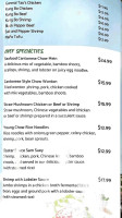 Maple Leaf Queen's Buffet menu