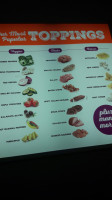Pizza Pizza menu
