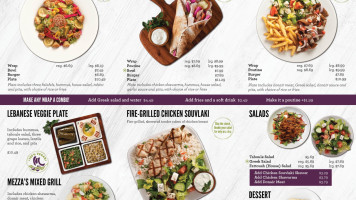 Mezza Lebanese Kitchen menu