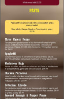 The Smokehouse Pub & Grill Carte