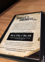 Chuck's Roadhouse Carte